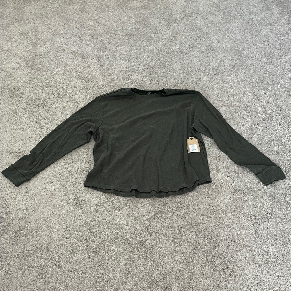 True Craft Men’s Long Sleeve Top - Olive Green